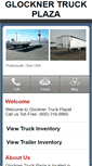 Mobile Screenshot of m.glocknertruckplaza.com